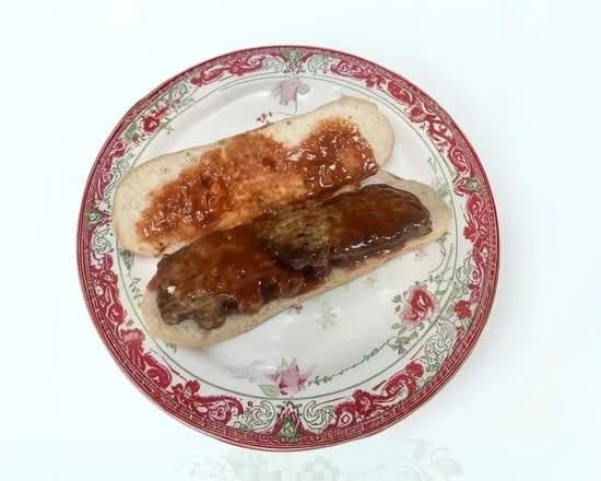 Large BBQ Boneless Ribs.