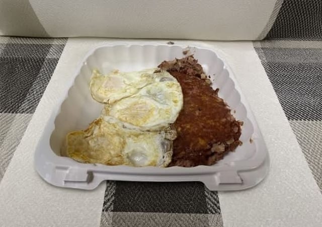 Corned Beef Hash N Eggs.
