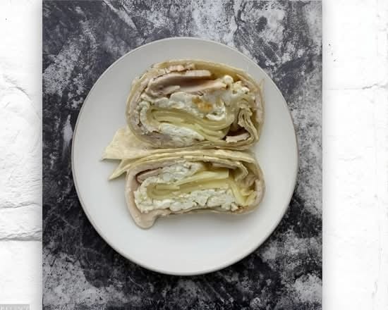 Grilled Turkey and Egg Whites Wrap.