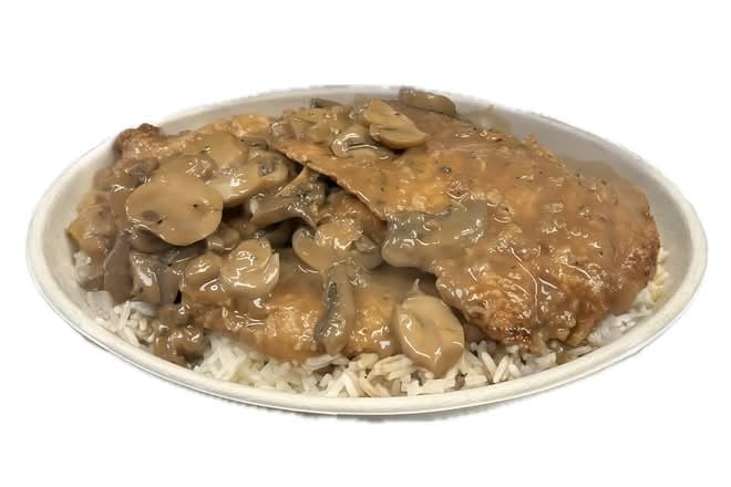Chicken Marsala Over Rice.