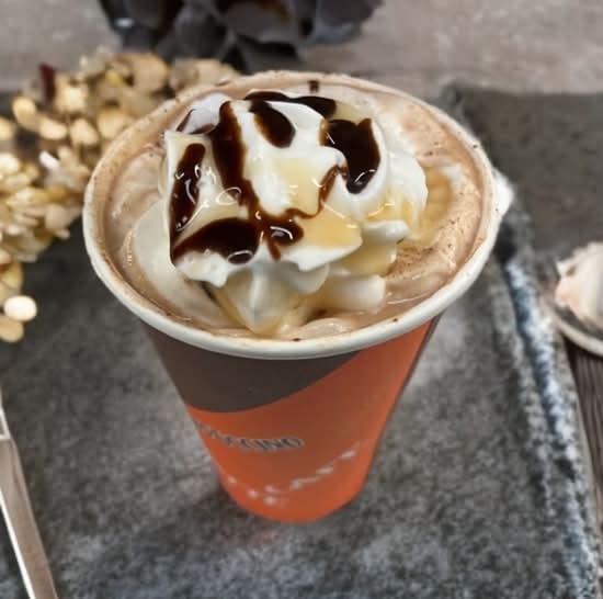 Caramel Hot Chocolate.