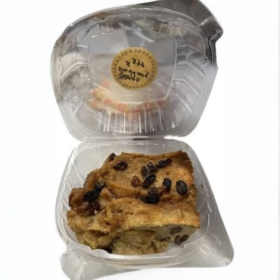 Grace's Homemade Bread Pudding.