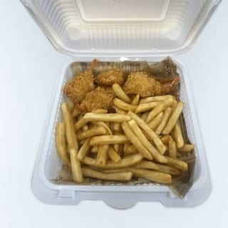 Fried Shrimp and Fries