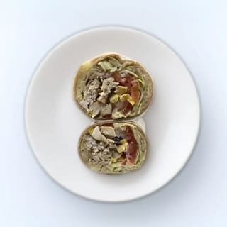 Chicken Hummus Wrap