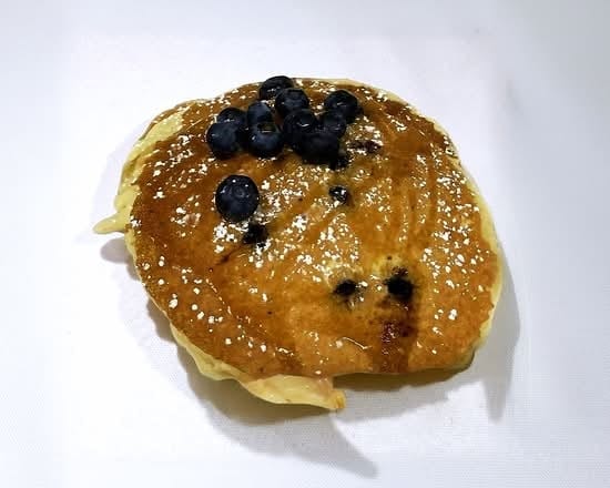 Blueberry Pancakes.