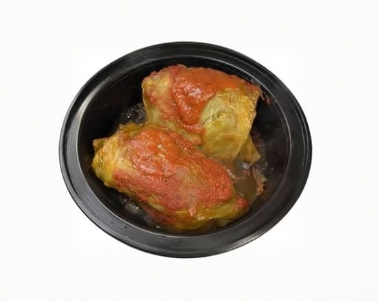 Stuffed Cabbage with Meat and Rice.