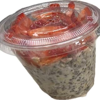 Starwberry Overnight Oats with Chia Seeds