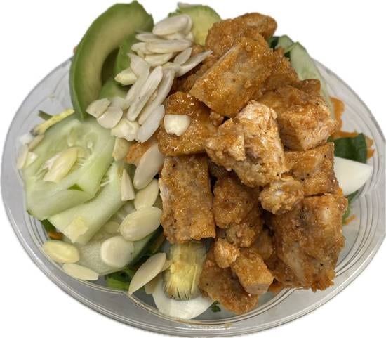 Buffalo Cutlet Salad.