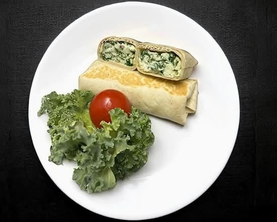 Oppalicious Spinach Feta Wrap.