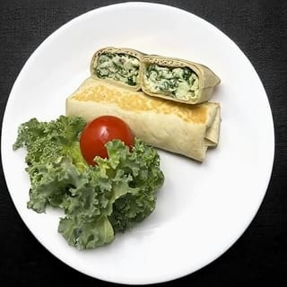 Oppalicious Spinach Feta Wrap