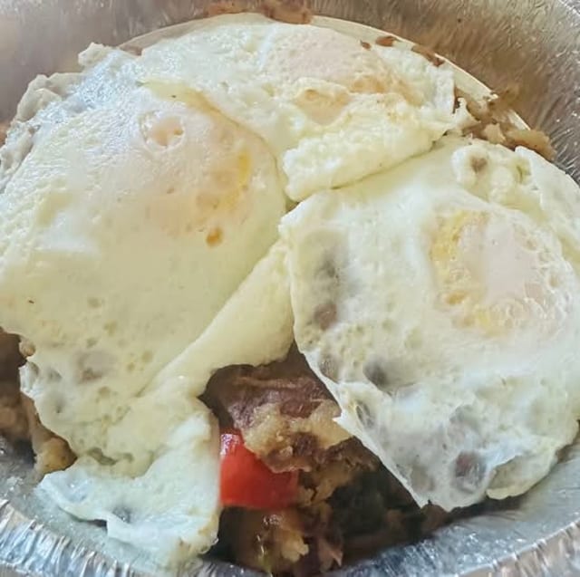 Mama Graces Corned Beef Fry Up Skillet.