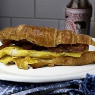 Bacon, Eggs and Cheese Crossaint