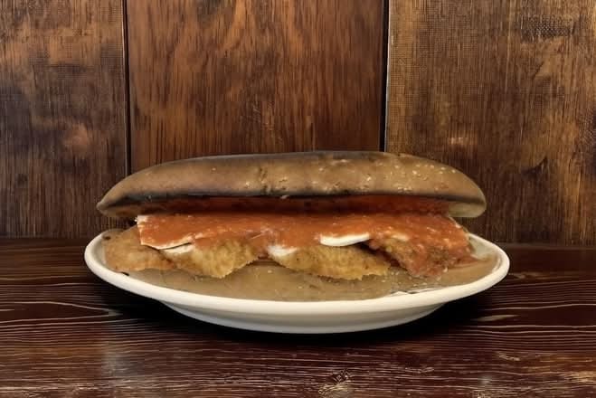 Crazy Chicken Hero Ala Vodka with Motz.