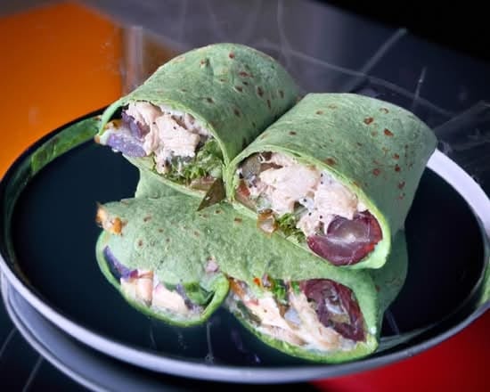 Chicken Sonoma Spinach Wrap.