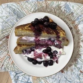 French Toast My Berry Stuffed with Cream Cheese & Blueberries