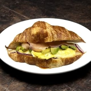 Salmon Eggs Croissanwich