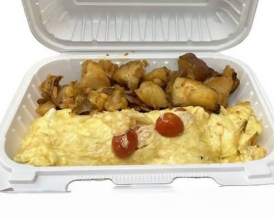 Shaved Parmesan Cheese Omelette.