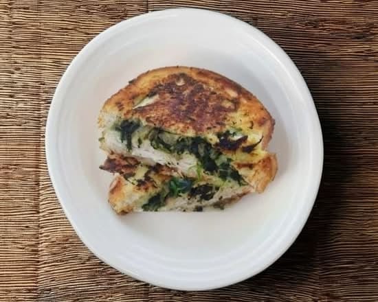 Spinach Artichoke &Chicken Panini.