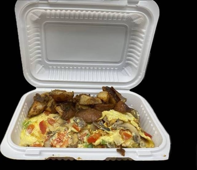 Vegetable Omelette.