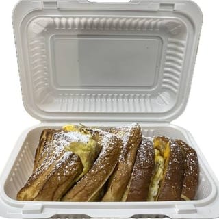 French Toast Holy Cow Stuffed with Sausage Eggs and Cheese