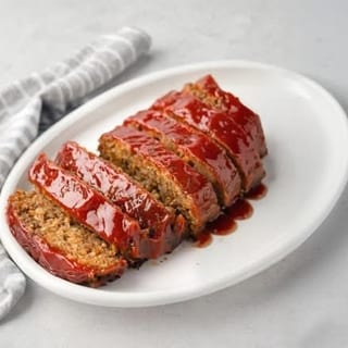 Grace's Homemade Meatloaf with Mashed Potatoes & Grilled Vegetables