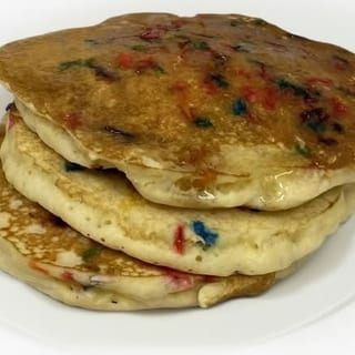 Funfetti Rainbow Sprinkles Pancakes