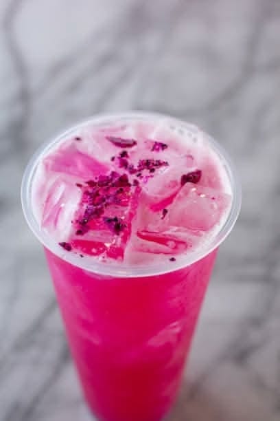 Mystic Dragon Iced Green Tea.